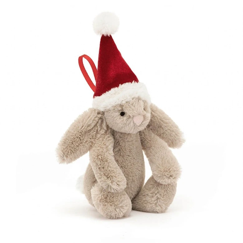 Bashful Christmas Bunny Decoration 1 Bashful Christmas Bunny Decoration