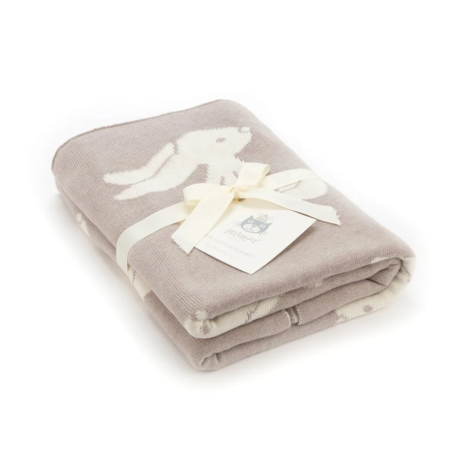 Bashful Beige Bunny Blanket 1 Bashful Beige Bunny Blanket