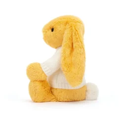 Bashful Sunshine Bunny With Personalised Cream Jumper -Baby Toy Store JUMPCBAS3BSU 2