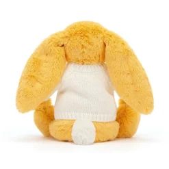 Bashful Sunshine Bunny With Personalised Cream Jumper -Baby Toy Store JUMPCBAS3BSU 3
