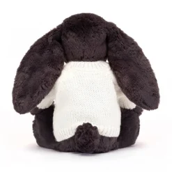 Bashful Inky Bunny With Personalised Cream Jumper -Baby Toy Store JUMPCBAS3INK 3