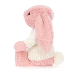 Bashful Petal Bunny With Personalised Cream Jumper 6 Bashful Petal Bunny With Personalised Cream Jumper -Baby Toy Store JUMPCBAS3PET 2
