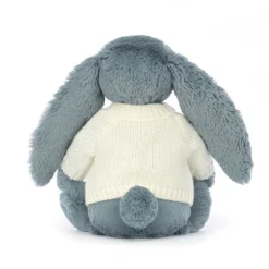 Blossom Dusky Blue With Personalised Cream Jumper -Baby Toy Store JUMPCBL3DUSK 3