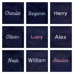 Blossom Tulip Bunny With Personalised Navy Jumper -Baby Toy Store JUMPNBLN3BTP 3