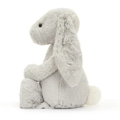 Personalised Bashful Silver Bunny Huge -Baby Toy Store PERSBAH2BS 2