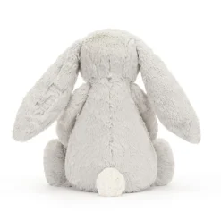 Personalised Bashful Silver Bunny Huge -Baby Toy Store PERSBAH2BS 3