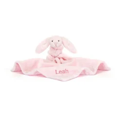 Personalised Bashful Pink Bunny Soother