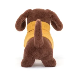 Sweater Sausage Dog Yellow -Baby Toy Store S3SDY 3