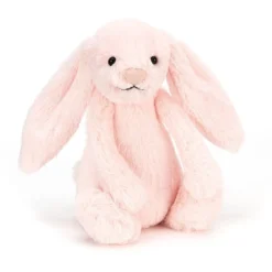 Bashful Pink Bunny Rattle