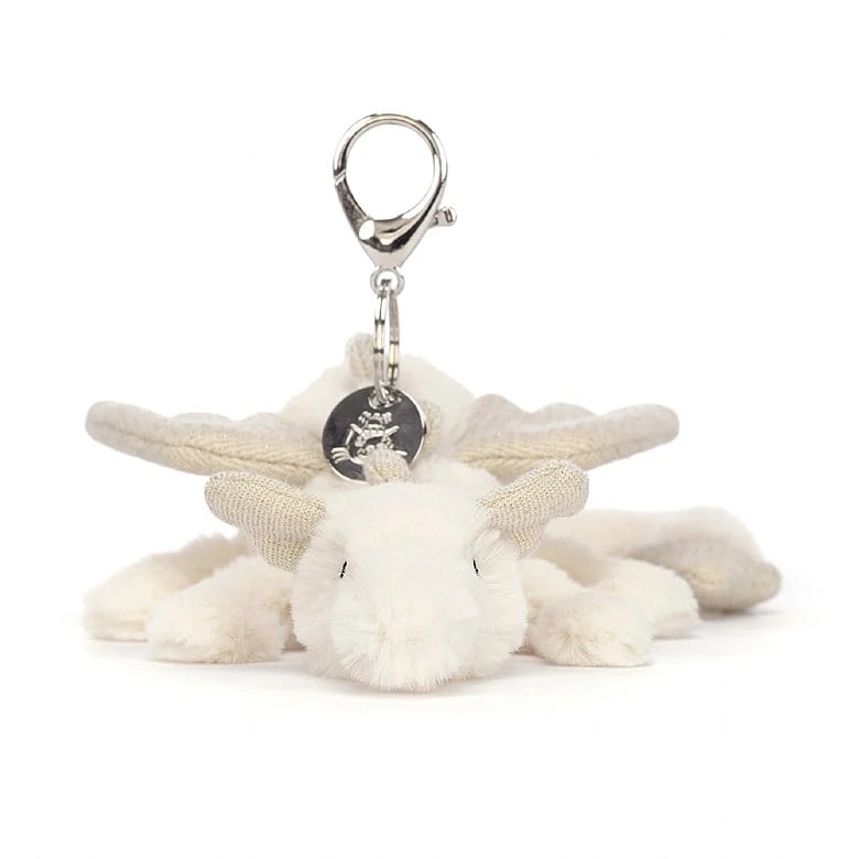 Snow Dragon Bag Charm 4 Snow Dragon Bag Charm - Image 4