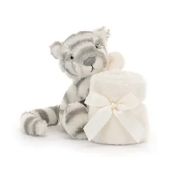Bashful Snow Tiger Soother 7 Bashful Snow Tiger Soother -Baby Toy Store SO4ST 4
